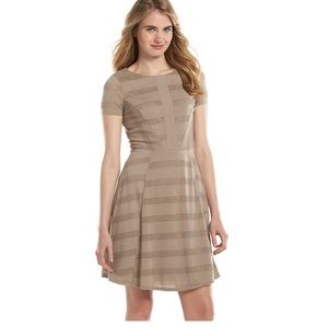Lauren Conrad Tan Fit & Flare Dress - Women's